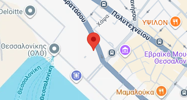 Location of business on map