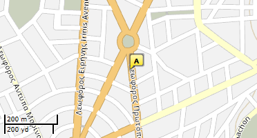 Location of business on map