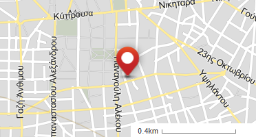Location of business on map