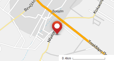 Location of business on map