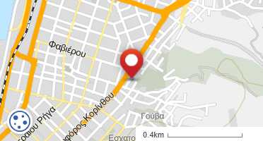 Location of business on map