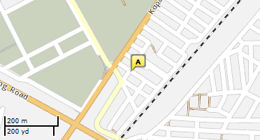 Location of business on map