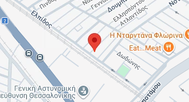 Location of business on map