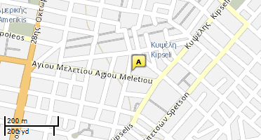 Location of business on map