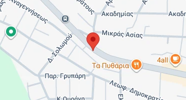 Location of business on map