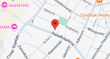 Location of business on map