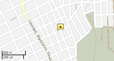 Location of business on map