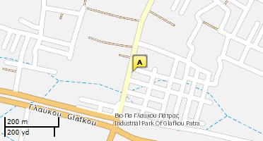 Location of business on map