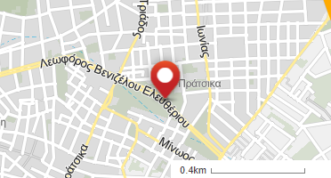 Location of business on map