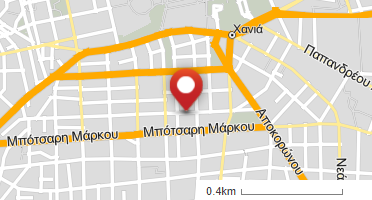 Location of business on map