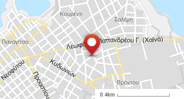 Χάρτης και σημείο της επιχείρησης