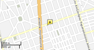Location of business on map