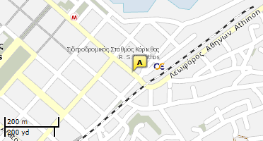 Χάρτης και σημείο της επιχείρησης