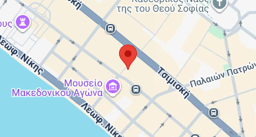 Location of business on map