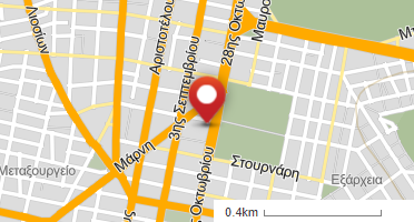 Location of business on map