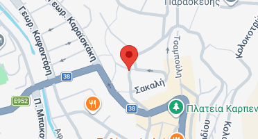 Location of business on map
