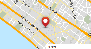 Location of business on map