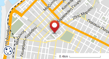 Location of business on map