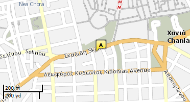 Χάρτης και σημείο της επιχείρησης