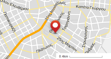 Location of business on map