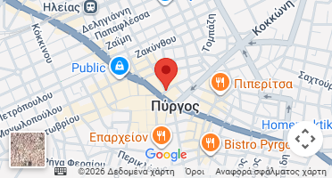 Location of business on map