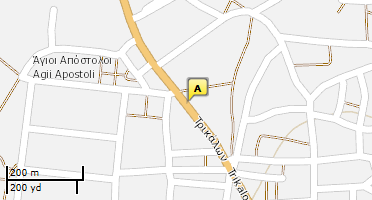 Location of business on map