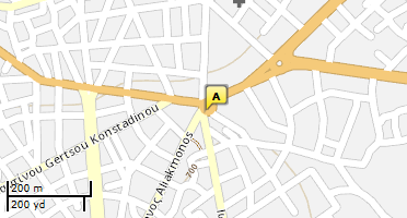 Location of business on map