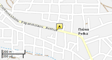 Location of business on map