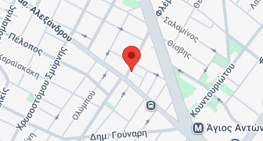 Location of business on map