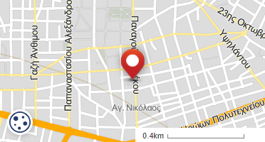 Location of business on map