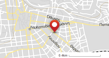 Location of business on map