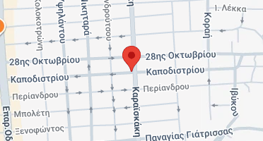 Location of business on map