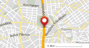 Location of business on map