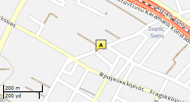 Location of business on map