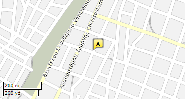 Location of business on map