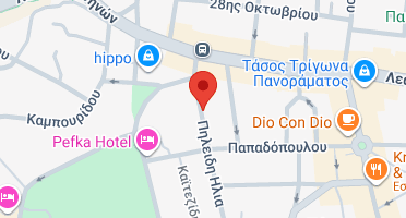 Location of business on map