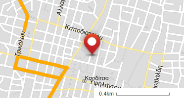 Location of business on map