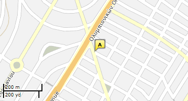 Location of business on map