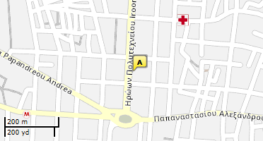 Location of business on map