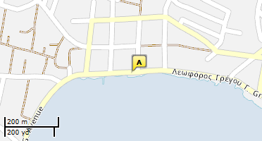 Location of business on map