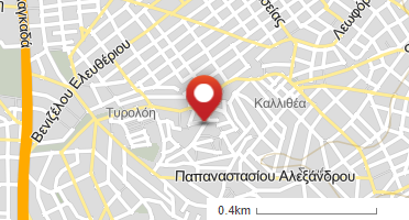 Location of business on map