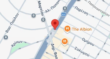 Location of business on map