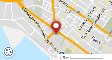 Location of business on map