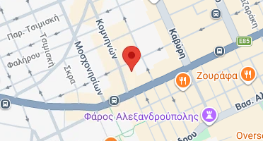 Location of business on map