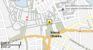 Χάρτης και σημείο της επιχείρησης