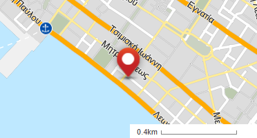 Location of business on map
