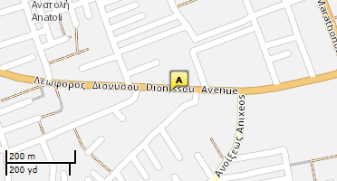 Location of business on map