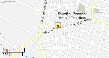 Location of business on map