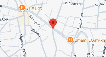 Location of business on map