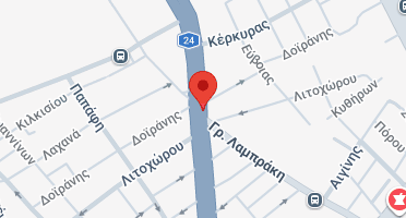 Location of business on map
